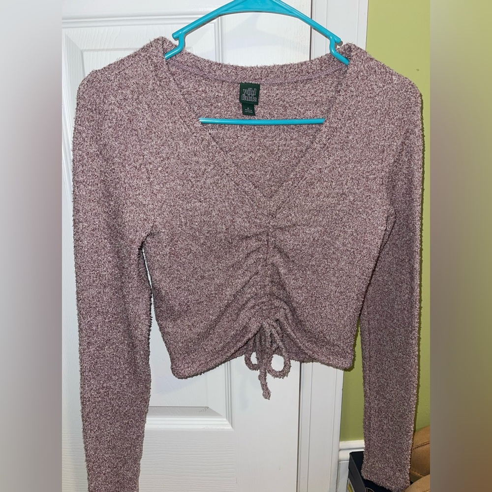 Fuzzy Wild Fable long sleeve purple Size small